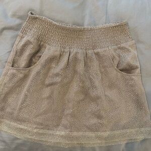 Gap gold shimmer skirt, XSP NWT